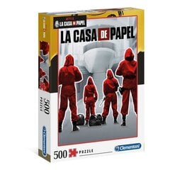 Pusle Clementoni paberimaja (La Casa de Papel), 500 tk hind ja info | Pusled lastele ja täiskasvanutele | hansapost.ee