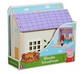 Набор деревянных школьных фигурок Peppa Pig цена и информация | Развивающие игрушки для детей | hansapost.ee