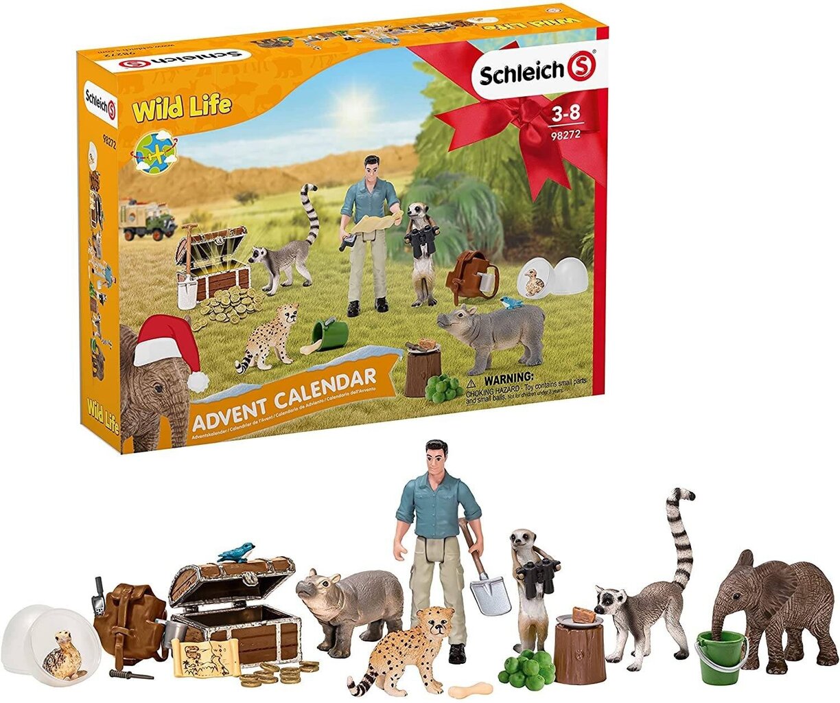 Advendikalender Wild Life Schleich 98272, 24 цена и информация | Arendavad laste mänguasjad | hansapost.ee