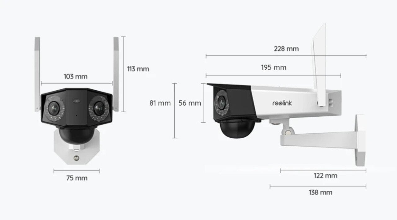 Reolink Duo 2 juhtmevaba akutoitega panoraamkaamera nutika tuvastamisega hind ja info | Valvekaamerad | hansapost.ee