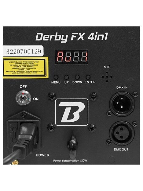 Valgusefekt BoomTone DJ DerbyFX 4in1 hind ja info | Muusikainstrumentide tarvikud | hansapost.ee