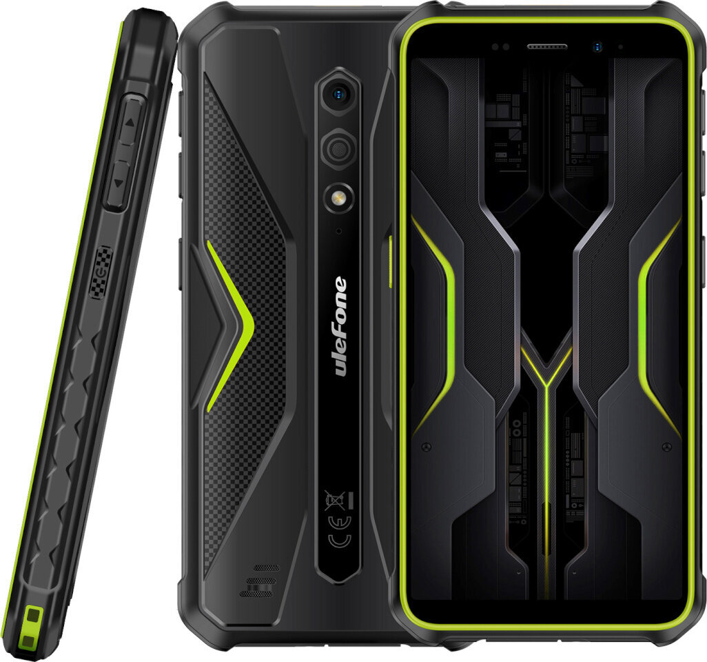 Ulefone Armor X12 Pro 4/64GB Black/Green hind ja info | Telefonid | hansapost.ee