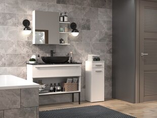 Шкаф для ванной комнаты Nel V DS, белый цвет цена и информация | Шкафчики для ванной | hansapost.ee