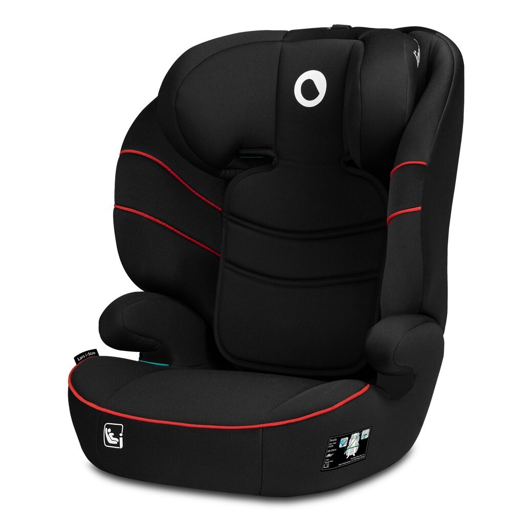 Turvatool Lionelo Lars i-Size, 15-36 kg, Sporty Black Red цена и информация | Turvatoolid ja turvahällid | hansapost.ee