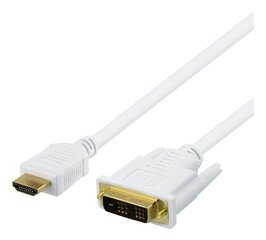 Deltaco, HDMI - DVI, 7 м цена и информация | Кабели и провода | hansapost.ee