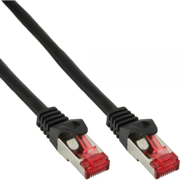 InLine 76411S, RJ45 CAT6 S/FTP, 1 m hind ja info | Juhtmed ja kaablid | hansapost.ee