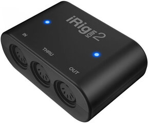 Звуковая карта IK Multimedia iRig MIDI2 цена и информация | Принадлежности для музыкальных инструментов | hansapost.ee