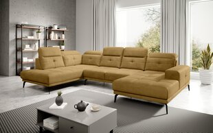 Pehme nurgadiivan Eltap Bretan, sinepikollane price and information | Corner sofas and corner sofa beds | hansapost.ee