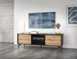 TV-alus AKL Furniture Diamond Sands 154, pruun/must цена и информация | Televiisori alused | hansapost.ee