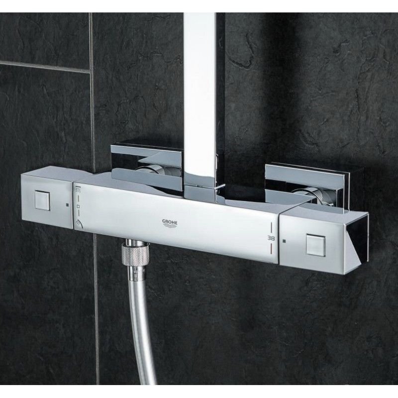 Dušisüsteem GROHE Euphoria Cube XXL 230, kroom, 26087000 цена и информация | Dušikomplektid ja süsteemid | hansapost.ee