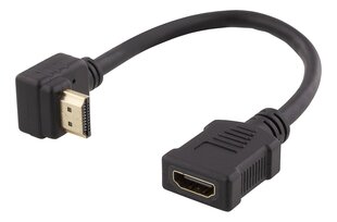 Deltaco, HDMI, 0.2 м цена и информация | Адаптеры, USB-разветвители | hansapost.ee