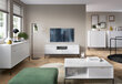TV-alus AKL Furniture Nova Sands RTV154, valge hind ja info | Televiisori alused | hansapost.ee