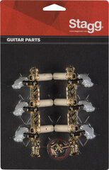 Натяжители для классической гитары 3+3 Stagg KG360 цена и информация | Принадлежности для музыкальных инструментов | hansapost.ee