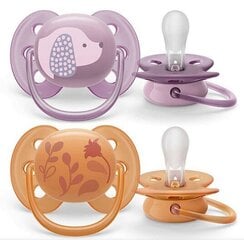 Соски Philips Avent, 2 шт, 6-18 месяцев цена и информация | Пустышки | hansapost.ee