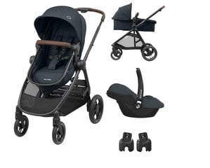 Универсальная коляска Maxi-Cosi Zelia 3 CabrioFix i-Size, Essential Graphite цена и информация | Maxi Cosi Детские коляски и аксессуары | hansapost.ee