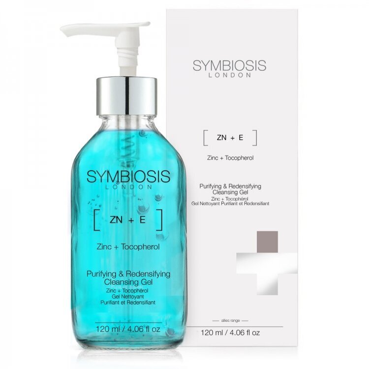 Puhastav näogeel Symbiosis London Purifying & Redensifying, 120 ml hind ja info | Näopuhastusvahendid | hansapost.ee