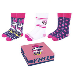 Naiste sokid Minnie Mouse S0729413, erinevad värvid, 3 paari цена и информация | Женские носки | hansapost.ee