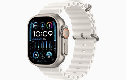Apple Watch Ultra 2 GPS + Cellular, 49mm Titanium Case with White Ocean Band MREJ3EL/A hind ja info | Nutikellad, laste nutikellad | hansapost.ee