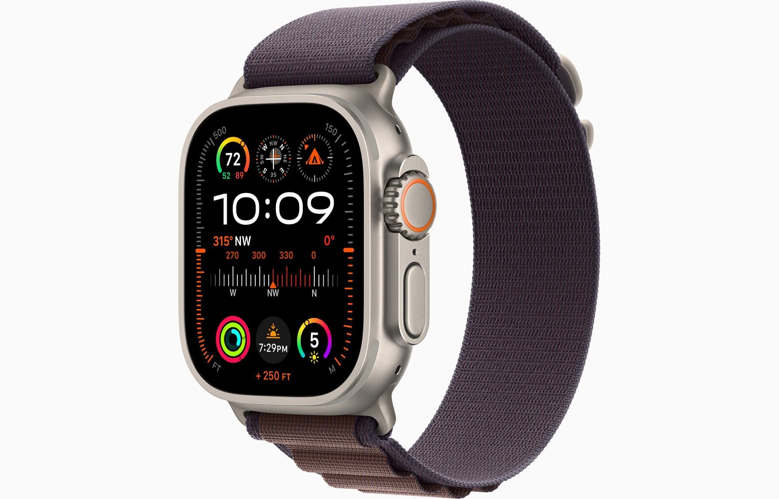 Apple Watch Ultra 2 GPS + Cellular, 49mm Titanium Case with Indigo Alpine Loop - Small MRER3UL/A hind ja info | Nutikellad, laste nutikellad | hansapost.ee