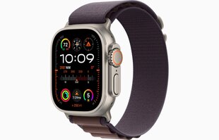 Apple Watch Ultra 2 GPS + Cellular, 49mm Titanium Case with Indigo Alpine Loop - Medium MRET3EL/A цена и информация | Смарт-часы (smartwatch) | hansapost.ee