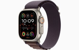 Apple Watch Ultra 2 GPS + Cellular, 49mm Titanium Case with Indigo Alpine Loop - Large MREW3EL/A цена и информация | Смарт-часы (smartwatch) | hansapost.ee