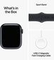 Apple Watch Series 9 GPS 41mm Midnight Aluminium Case with Midnight Sport Band - S/M MR8W3ET/A цена и информация | Nutikellad, laste nutikellad | hansapost.ee