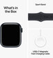 Apple Watch Series 9 GPS 41mm Midnight Aluminium Case with Midnight Sport Band - M/L MR8X3ET/A цена и информация | Nutikellad, laste nutikellad | hansapost.ee