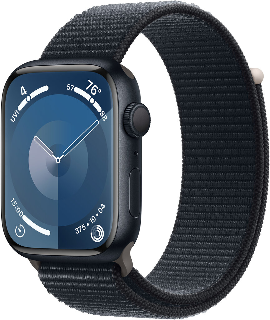 Apple Watch Series 9 GPS 41mm Midnight Aluminium Case with Midnight Sport Loop - MR8Y3ET/A цена и информация | Nutikellad, laste nutikellad | hansapost.ee