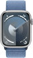 Apple Watch Series 9 GPS 45mm Silver Aluminium Case with Winter Blue Sport Loop MR9F3ET/A hind ja info | Nutikellad, laste nutikellad | hansapost.ee
