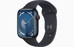 Apple Watch Series 9 GPS + Cellular 41mm Midnight Aluminium Case with Midnight Sport Band - S/M - MRHR3ET/A hind ja info | Nutikellad, laste nutikellad | hansapost.ee