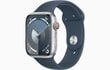 Apple Watch Series 9 GPS + Cellular 41mm Silver Aluminium Case with Storm Blue Sport Band - M/L MRHW3ET/A цена и информация | Nutikellad, laste nutikellad | hansapost.ee