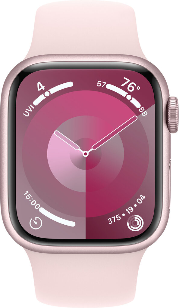 Apple Watch Series 9 GPS + Cellular 41mm Pink Aluminium Case with Light Pink Sport Band - M/L MRJ03ET/A цена и информация | Nutikellad, laste nutikellad | hansapost.ee