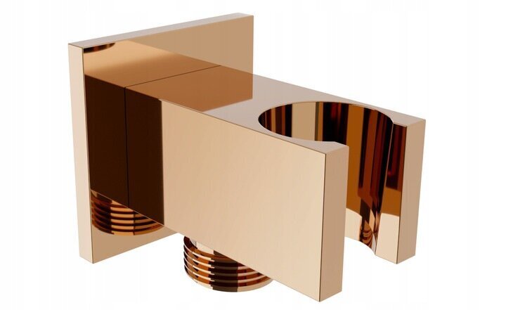 Varjatud dušikomplekt termostaadiga Mexen Cube 6in1, 30x30 cm, Rose Gold hind ja info | Dušikomplektid ja süsteemid | hansapost.ee