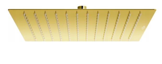Varjatud duši- ja vannikomplekt termostaadiga Mexen Cube 7in1, 30x30 cm, Gold цена и информация | Dušikomplektid ja süsteemid | hansapost.ee