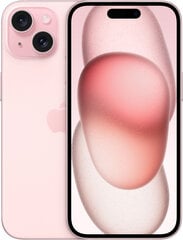 Apple iPhone 15 128GB Pink MTP13PX/A hind ja info | Telefonid | hansapost.ee