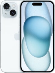 Apple iPhone 15 128GB Blue MTP43PX/A hind ja info | Telefonid | hansapost.ee