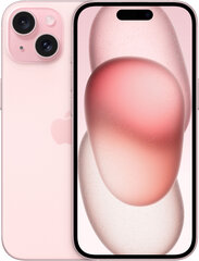 Apple iPhone 15 256GB Pink MTP73PX/A hind ja info | Telefonid | hansapost.ee