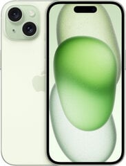 Apple iPhone 15 256GB Green MTPA3PX/A hind ja info | Telefonid | hansapost.ee