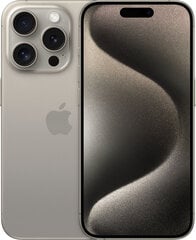 Apple iPhone 15 Pro 128GB Natural Titanium MTUX3PX/A hind ja info | Telefonid | hansapost.ee
