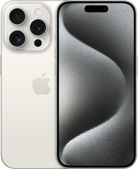 Apple iPhone 15 Pro 1TB White Titanium MTVD3PX/A цена и информация | Мобильные телефоны | hansapost.ee