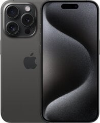 Apple iPhone 15 Pro Max 1TB Black Titanium MU7G3PX/A цена и информация | Мобильные телефоны | hansapost.ee