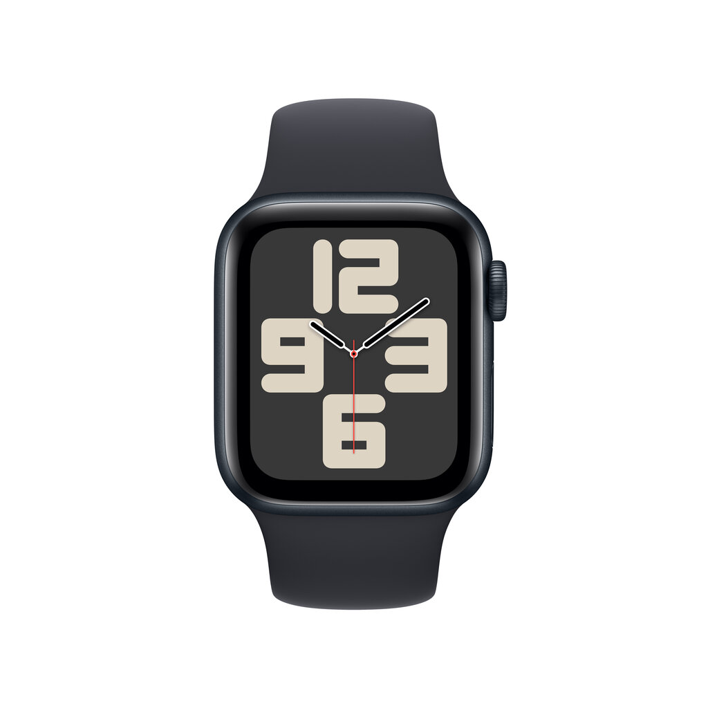 Apple Watch SE GPS 40mm Midnight Aluminium Case with Midnight Sport Band - S/M - MR9X3ET/A цена и информация | Nutikellad, laste nutikellad | hansapost.ee