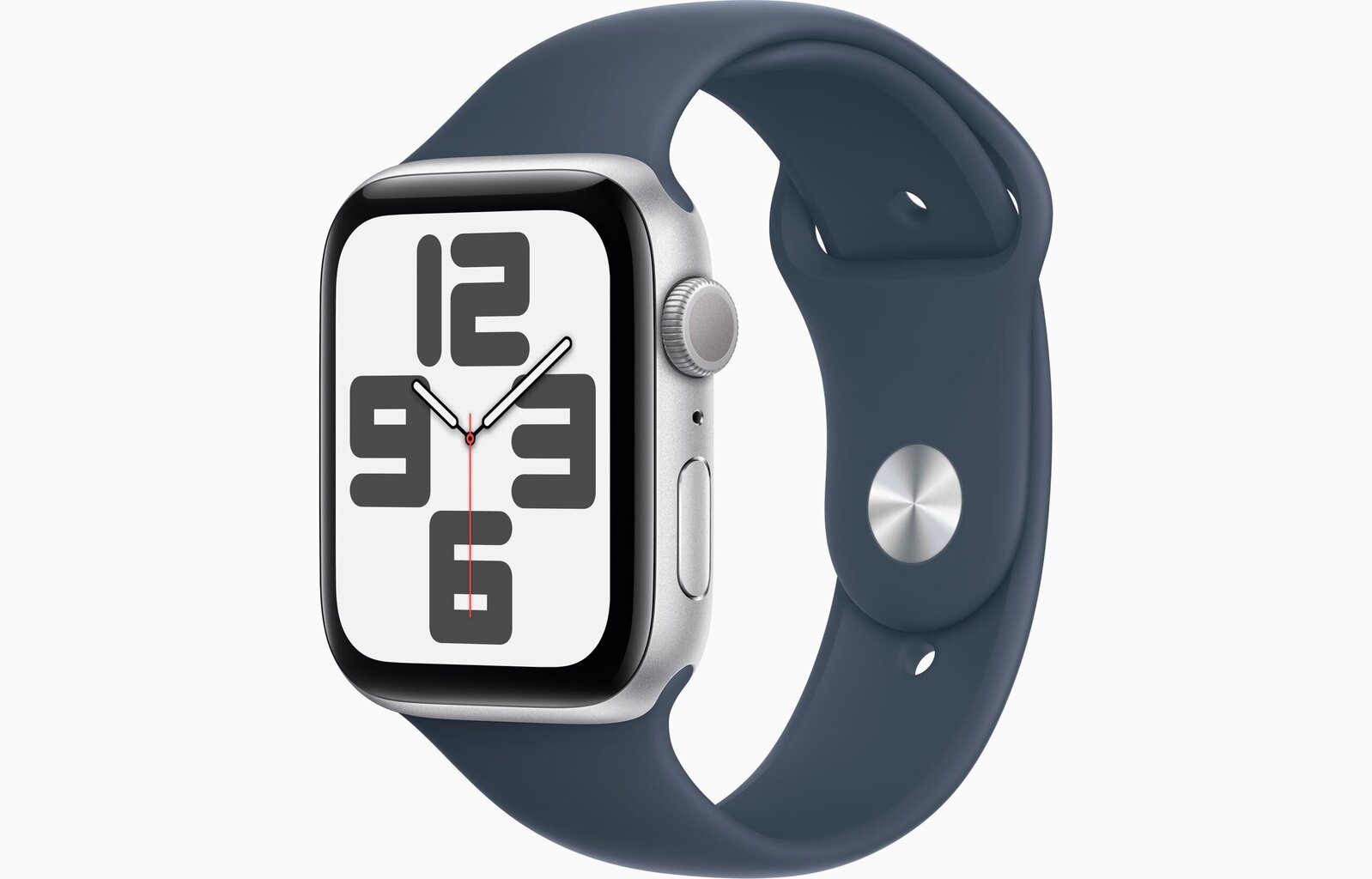 Apple Watch SE GPS 40mm Silver Aluminium Case with Storm Blue Sport Band - S/M - MRE13ET/A hind ja info | Nutikellad, laste nutikellad | hansapost.ee