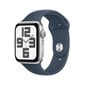 Apple Watch SE GPS 40mm Silver Aluminium Case with Storm Blue Sport Band - S/M - MRE13ET/A hind ja info | Nutikellad, laste nutikellad | hansapost.ee