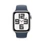 Apple Watch SE GPS 40mm Silver Aluminium Case with Storm Blue Sport Band - S/M - MRE13ET/A hind ja info | Nutikellad, laste nutikellad | hansapost.ee