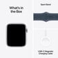 Apple Watch SE GPS 40mm Silver Aluminium Case with Storm Blue Sport Band - S/M - MRE13ET/A hind ja info | Nutikellad, laste nutikellad | hansapost.ee