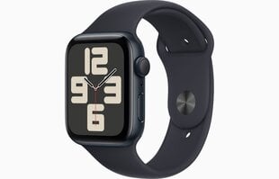 Apple Watch SE GPS 44mm Midnight Aluminium Case with Midnight Sport Band - S/M MRE73ET/A цена и информация | Смарт-часы | hansapost.ee