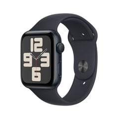 Apple Watch SE 2023 GPS 44mm Sport Band M/L, midnight (MRE93ET/A) цена и информация | Смарт-часы (smartwatch) | hansapost.ee