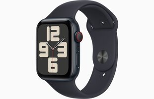 Apple Watch SE GPS + Cellular 40mm Midnight Aluminium Case with Midnight Sport Band - S/M MRG73ET/A цена и информация | Смарт-часы | hansapost.ee