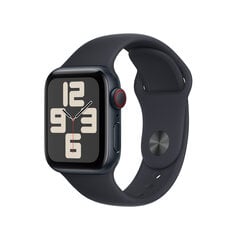 Apple Watch SE GPS + Cellular 40mm Midnight Aluminium Case with Midnight Sport Band - M/L MRGA3ET/A цена и информация | Смарт-часы (smartwatch) | hansapost.ee